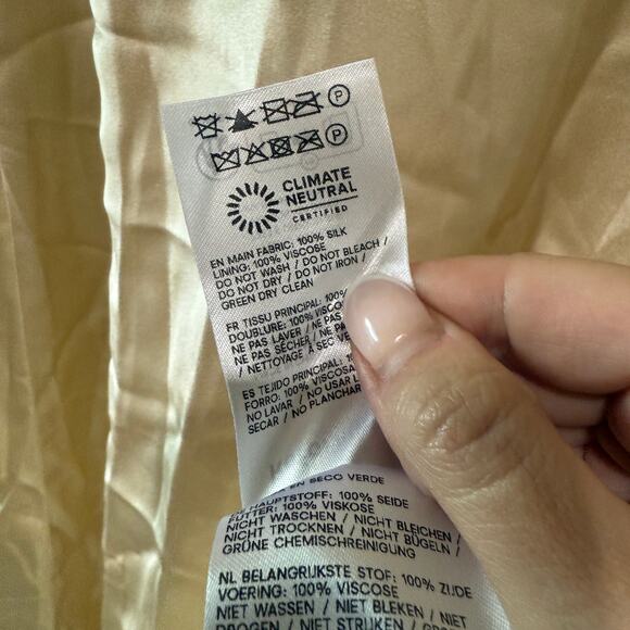 New Reformation Serafina Silk Dress - Picture 4 of 5